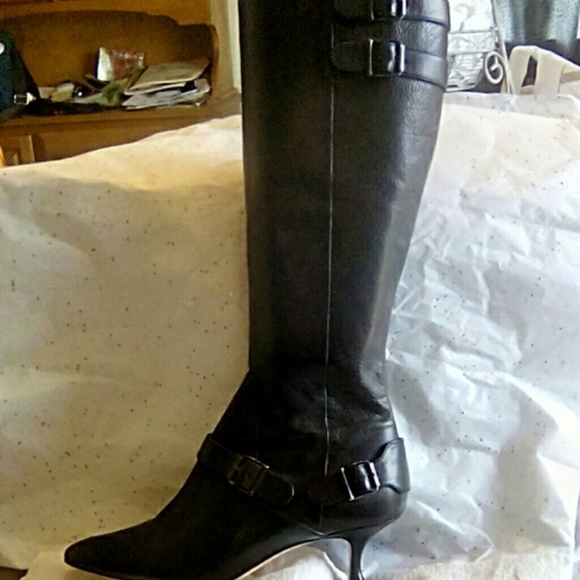 Manolo Blahnik Shoes - Manolo Blahnik NWT Authentic Black Knee High Boots